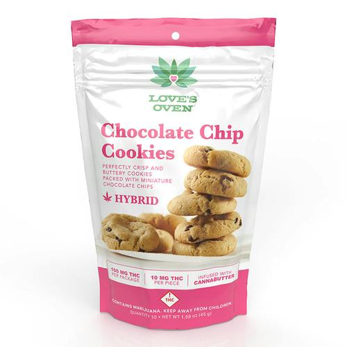Chocolate Chip Cookies (H) - 100mg (Ten - 10mg Servings) REC | Baked Goods