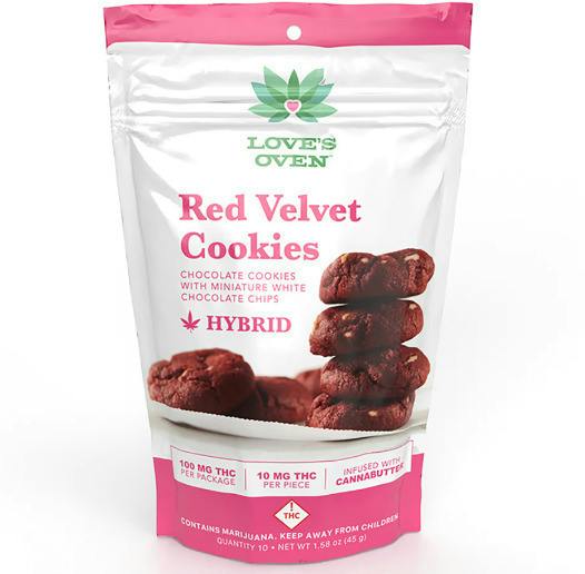 Red Velvet Cookies | Baked Goods | 10pk | 10mg/ea
