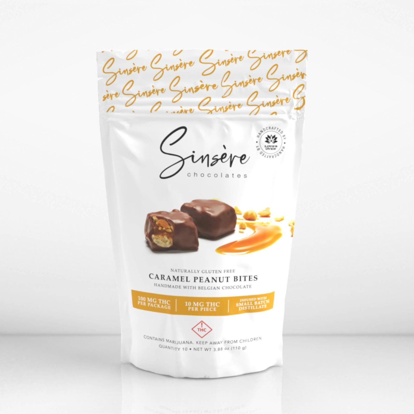 Caramel Peanut Bites | Chocolates | 10pk | 10mg/ea