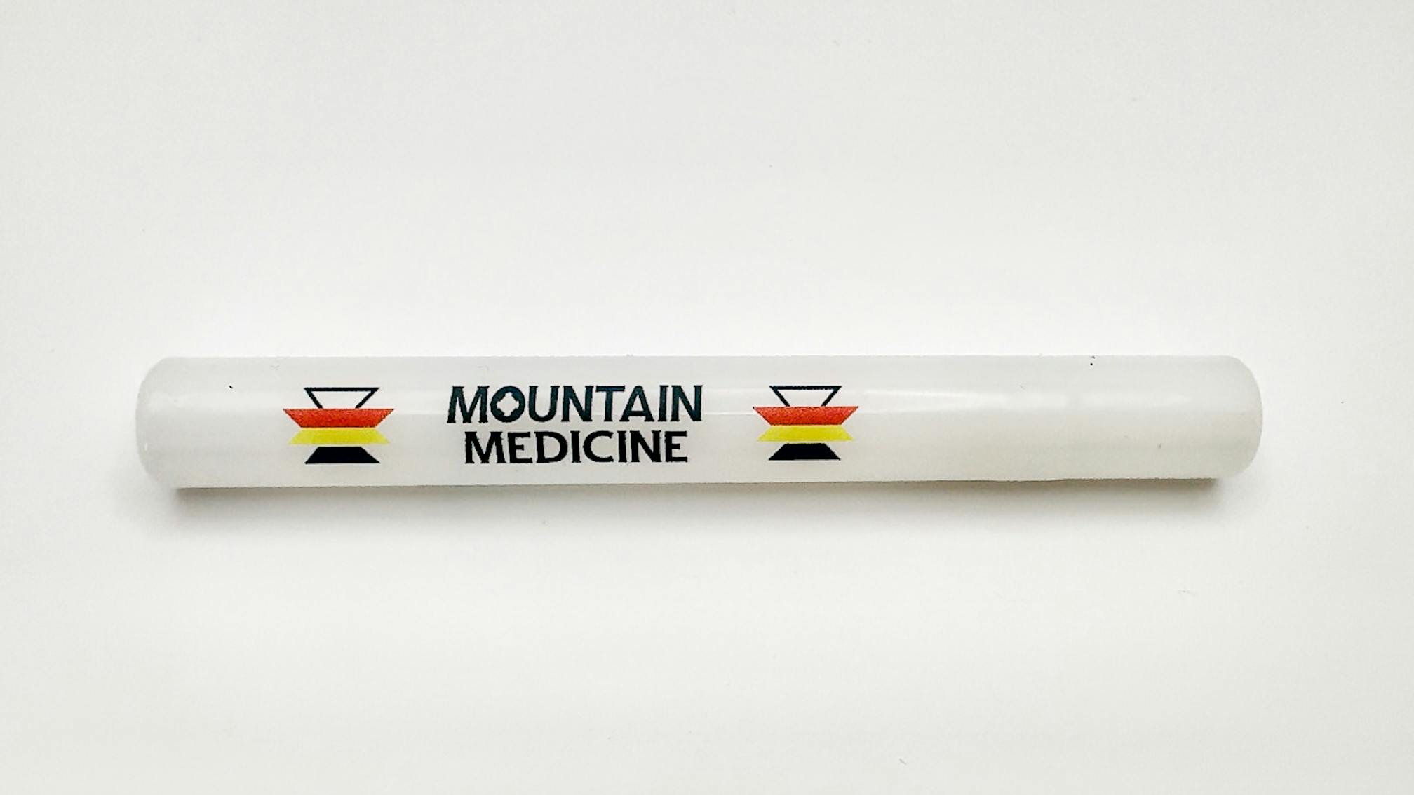 MM Chillum White Glass | Accessories at Mountain Medicine