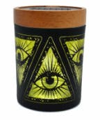 V Syndicate - Illuminati Yellow Solestash Jar - Medium | Storage