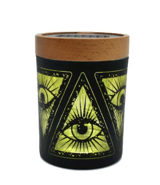 V Syndicate - Illuminati Yellow Solestash Jar - Small | Storage