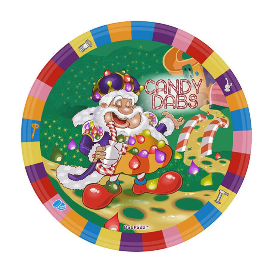 8" Round Fabric Mat - Candy Dab Mat | Accessories