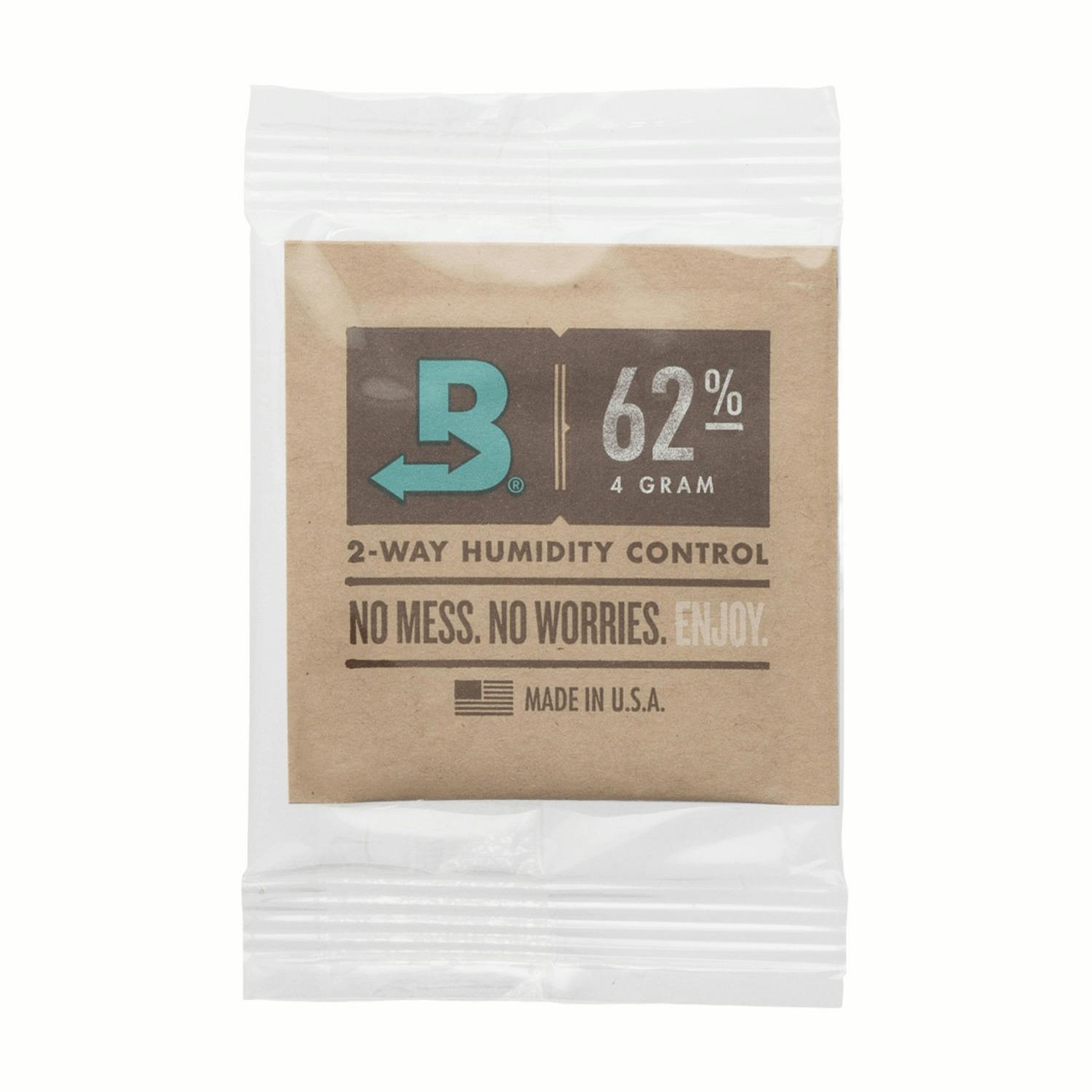 Boveda 62%, 4g Individually Overwrapped Retail 125-Count Carton | Storage