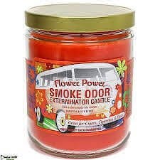 Flower Power Smoke Odor Exterminator Candle 13oz | Accessories