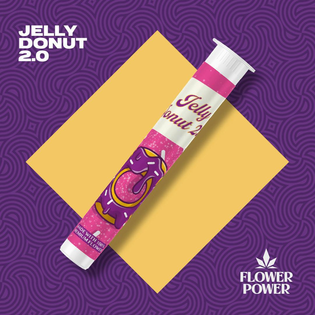 Jelly Donut x Grape Gas | Infused Joint | 1g