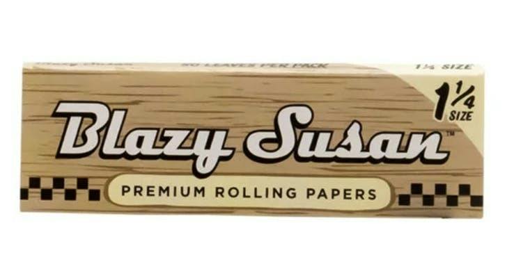Blazy Susan Unbleached Rolling Papers 1 1/4 | Accessories