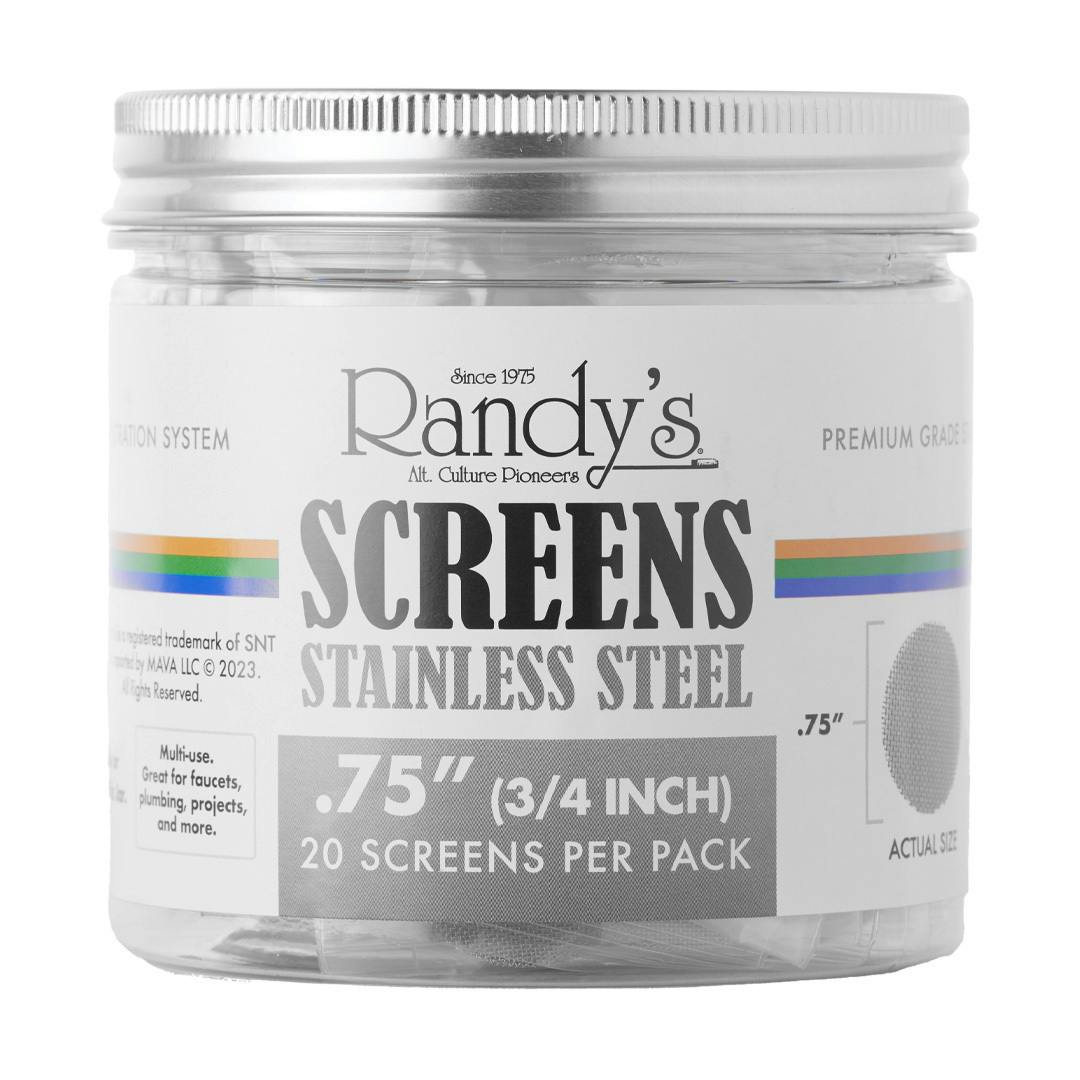 Randy's .75 inch 20 pack of Screens | Accessories at Montana Kush - Butte Dispensary