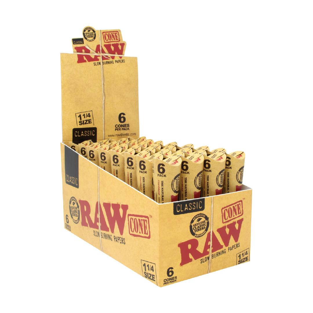 Raw Classic Cone 1 1/4 6pk | Accessories
