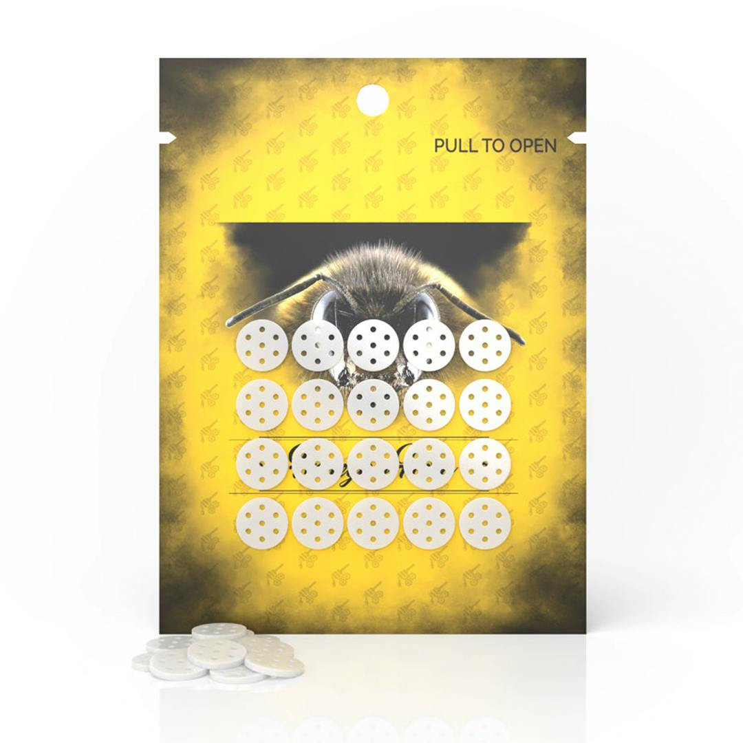 Honeycomb Pipe Screens - Ceramic 20 Pack | Accessories