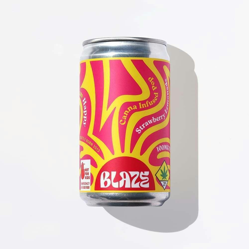 Strawberry Lemonade | Non-carbonated | 100mg | 6fl oz at Weed Co.