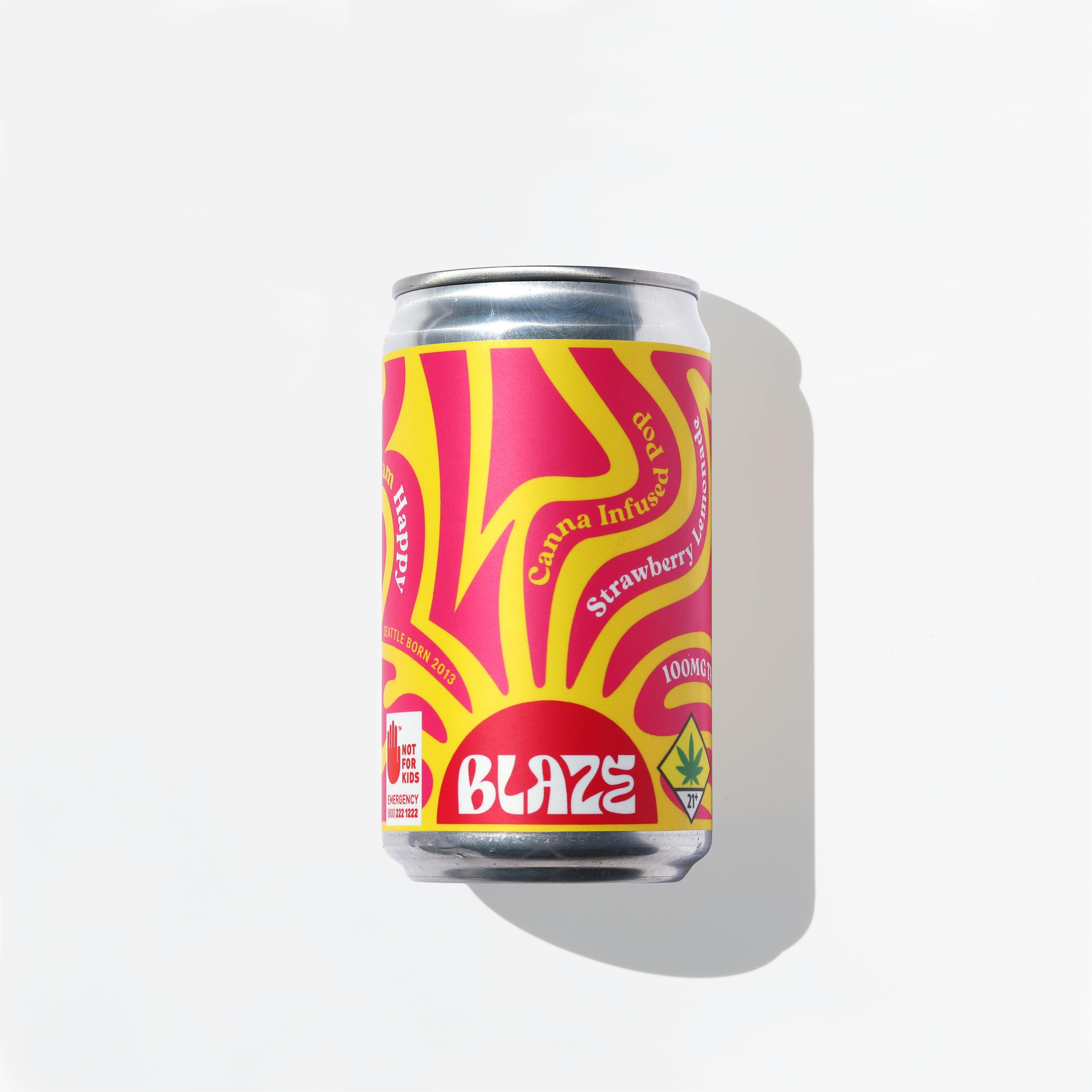 Strawberry Lemonade | Carbonated | 100mg | 6fl oz