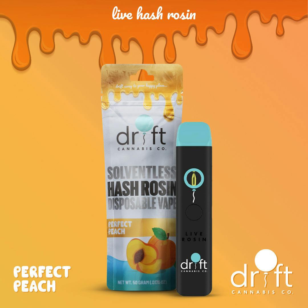 Perfect Peach | Hash Rosin Disposable | 0.5g