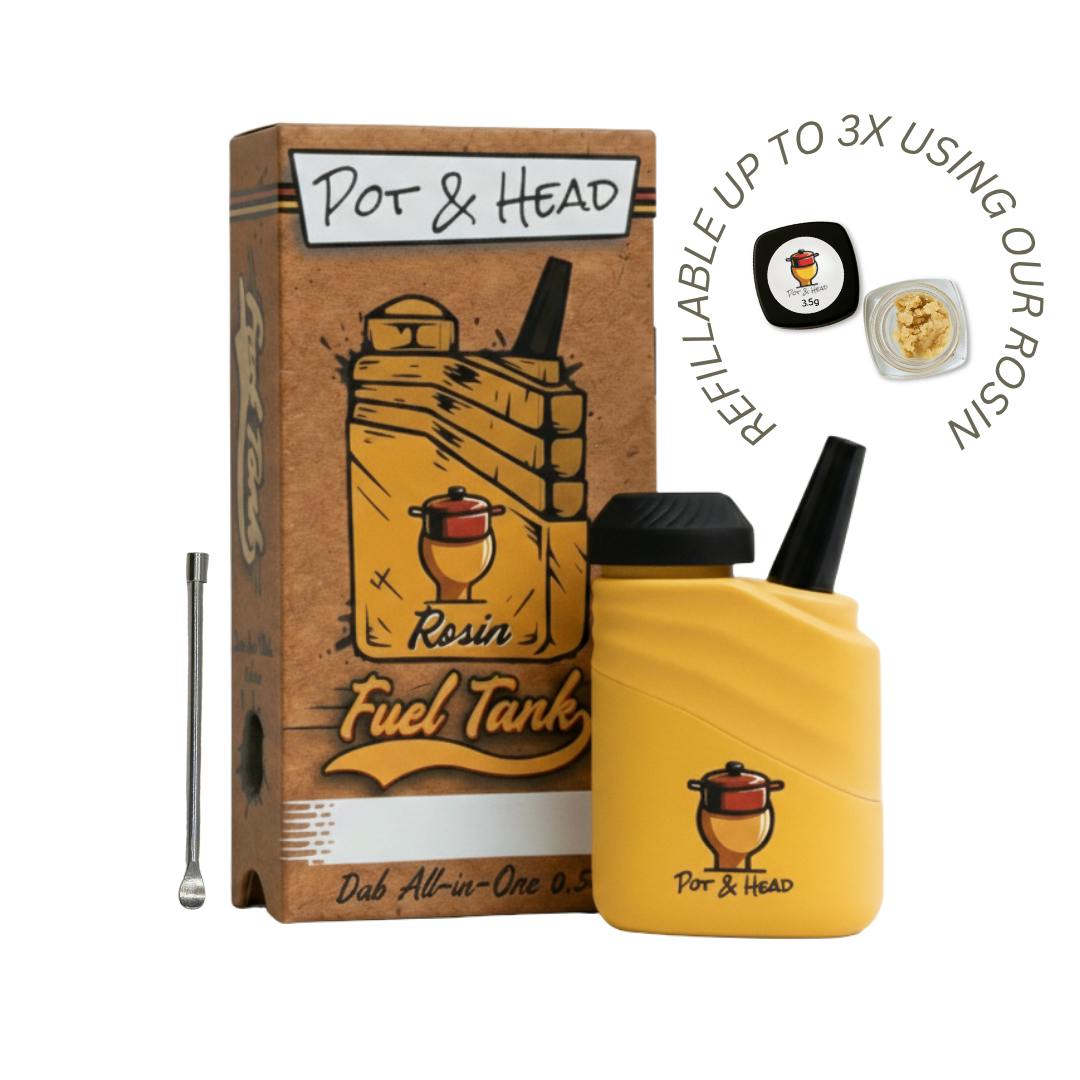 Pot & Head | Live Rosin Fuel Tank | Banana Peel | 0.5G