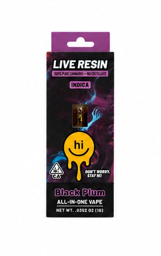 Hi Canna — Vapes- Black Plum