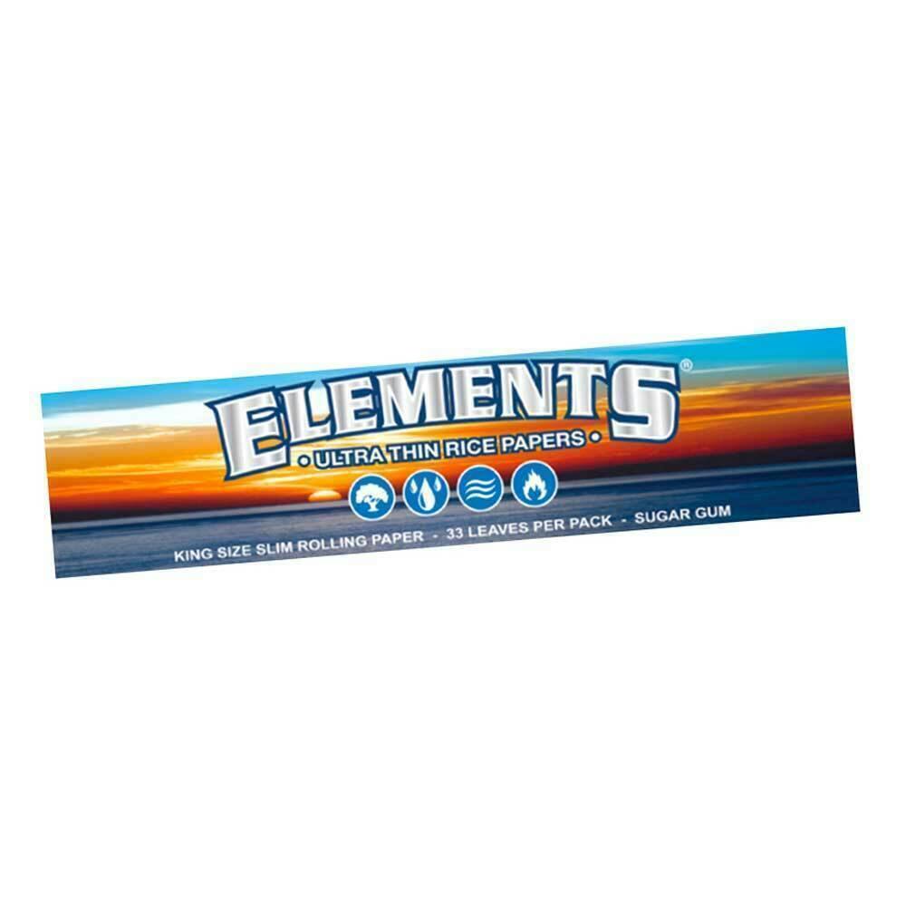 Elements Blue King Size Wide Ultra Thin Papers | Accessories at The Flowery Dispensary Haverstraw