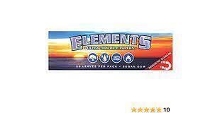 Elements - 1 1/4" UItimate Thin Rice Rolling Papers w/ Magnetic Enclosure (