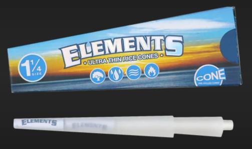 Elements | 1 1/4" Ultra Thin Cones | 6pk | Accessories