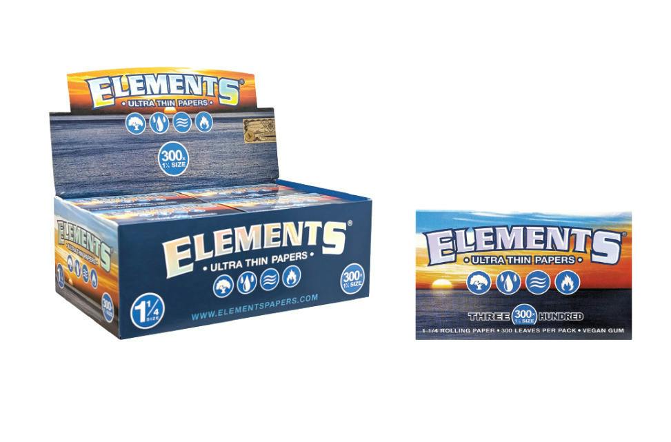 Elements Rolling Papers - 1 1/4-300'S | Accessories