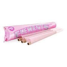 ELEMENTS - 1¼ Pre-Roller Rice Cones - Pink - 6pk | Accessories