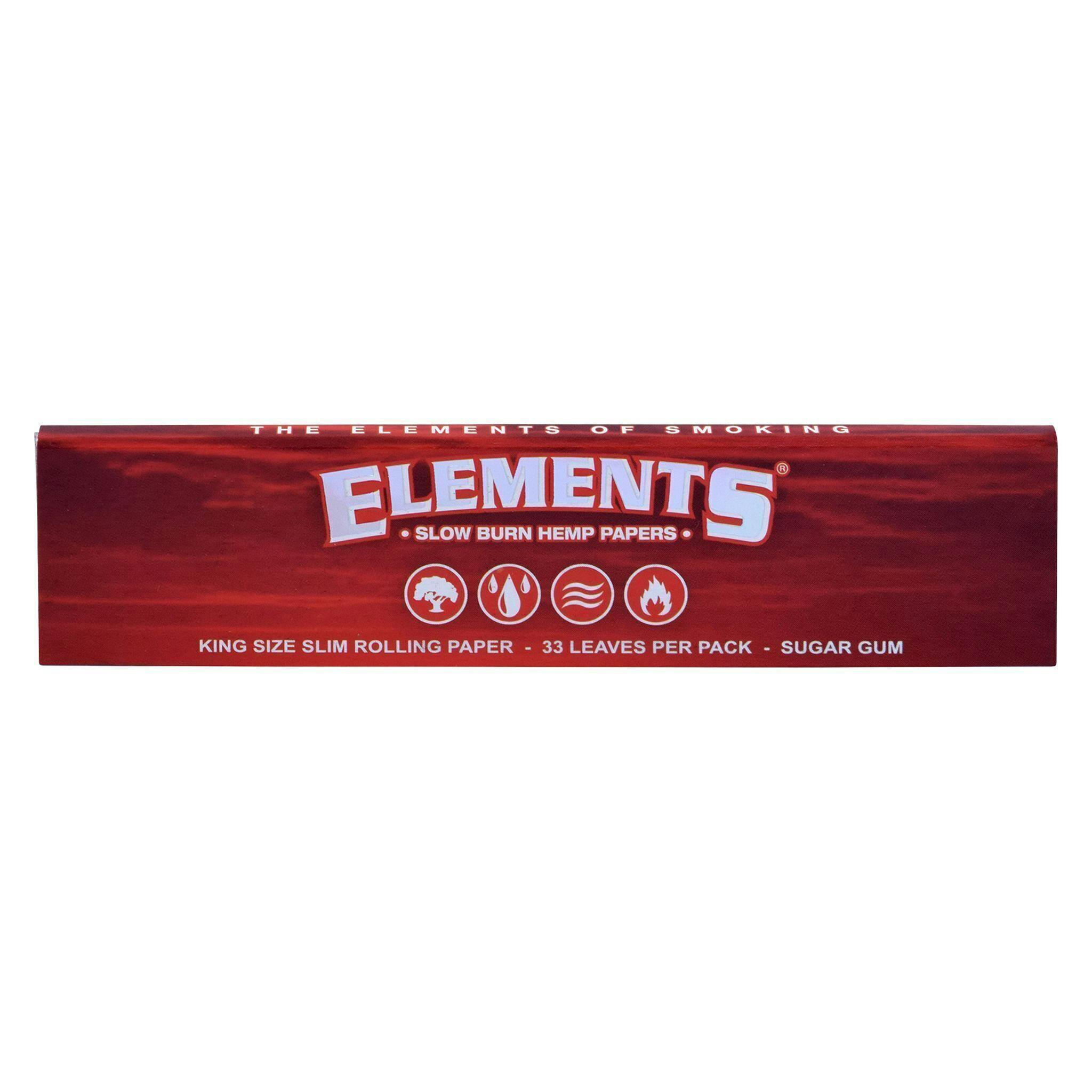 Elements - Slow Burn Hemp Papers - King Size | Accessories | Rolling Papers