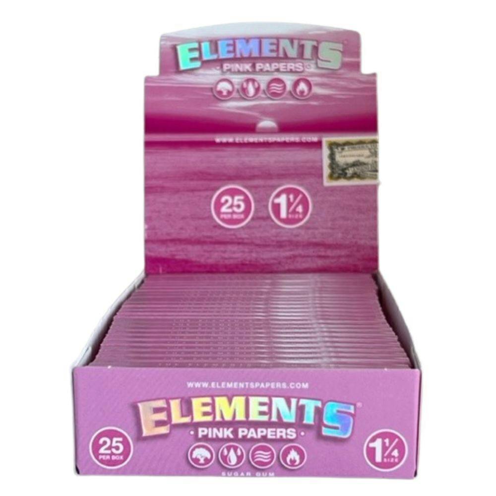 Elements | Pink Papers | 1 1/4" | 50 Sheets | Accessories at Zanzibar dispensary