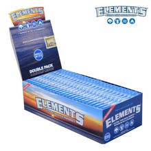 Elements - Blue Single Wide Double Widow Rice Paper - Rolling Papers - Acce