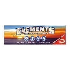 Elements - 1.25" | 50ct | Ultra-Thin Rice Rolling Papers | Accessories