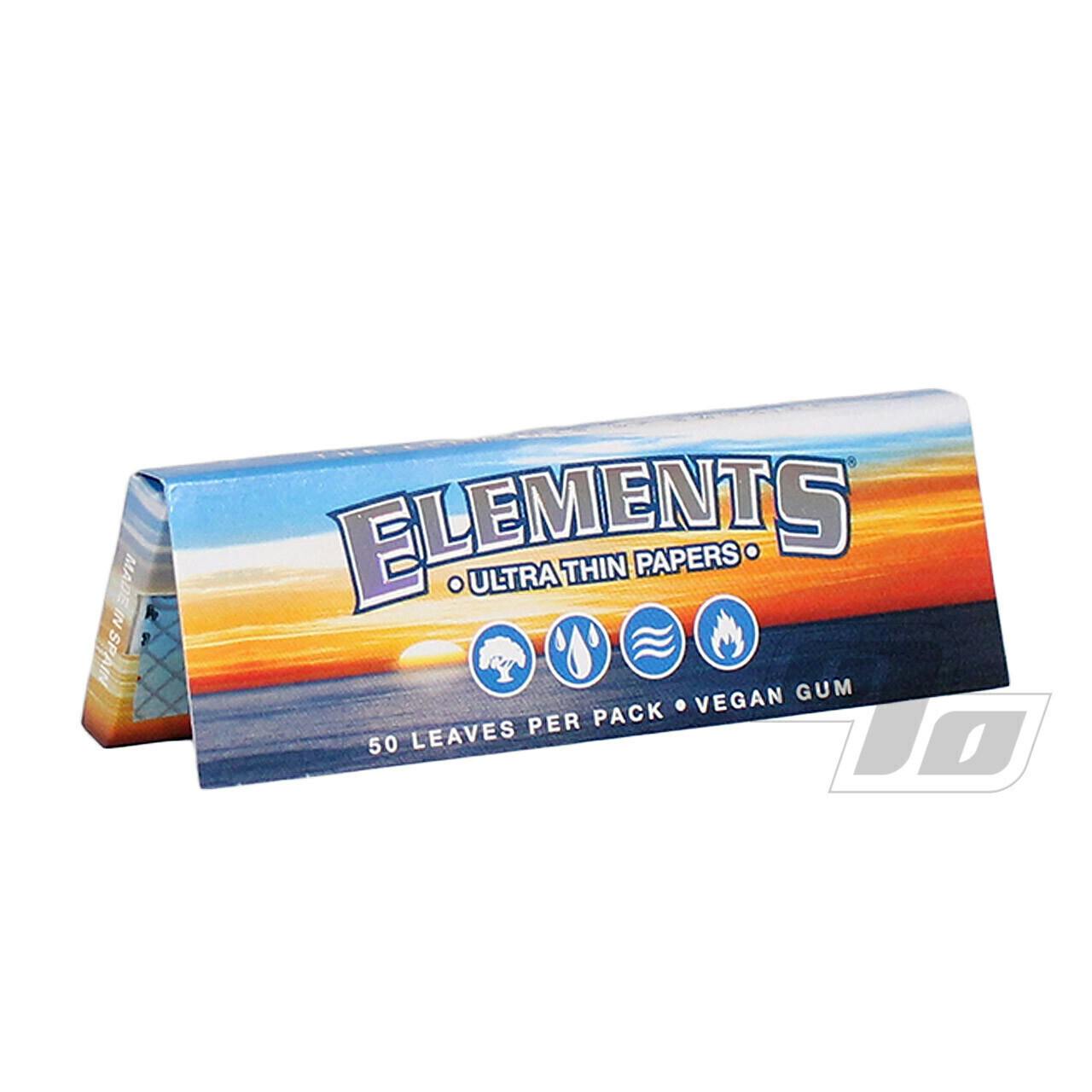 Elements | 1 ¼" Rolling Papers | 50 sheets | Accessories at Quality High • Private Label Cannabis Boutique