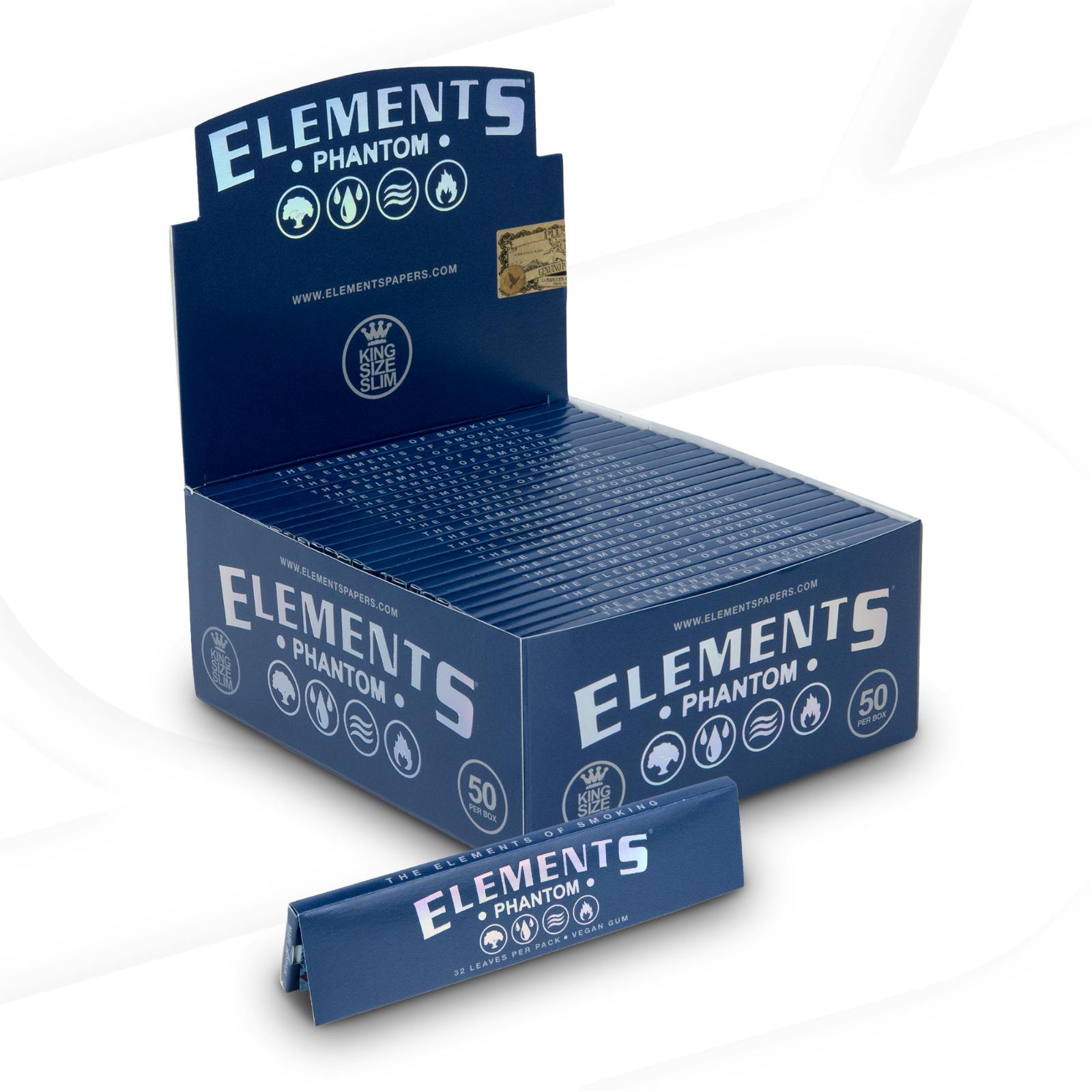 Elements | Phantom | 1.25 inch | Papers | 50pk | Accessories