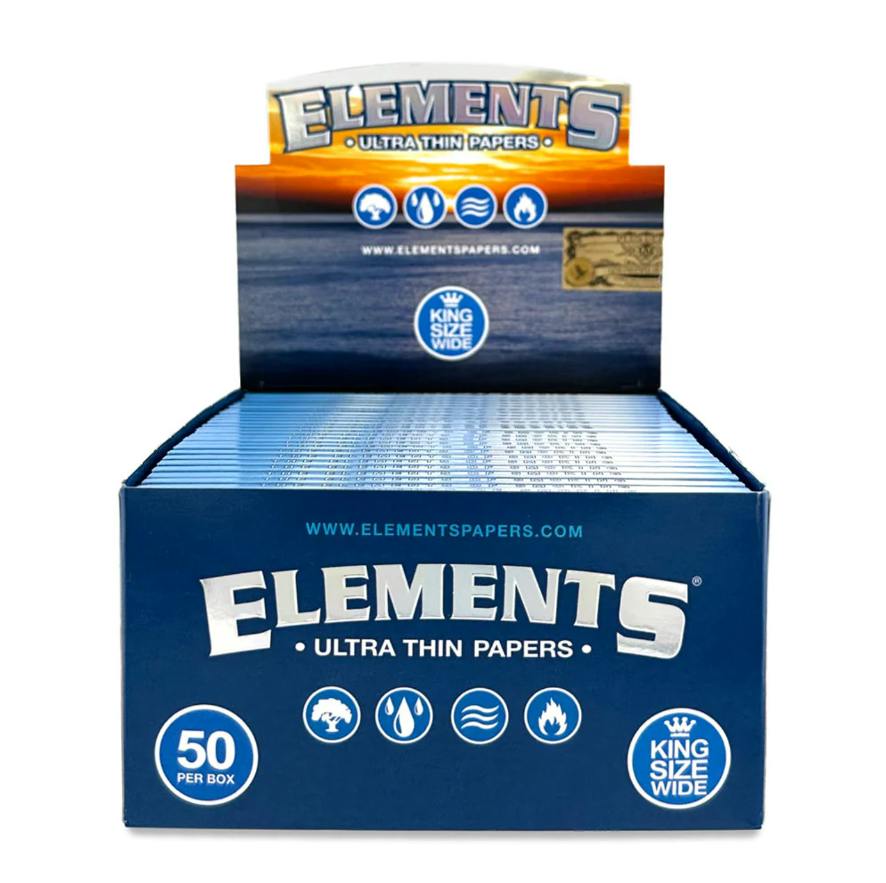 Elements King Size Wide Rice Rolling Papers | Accessories