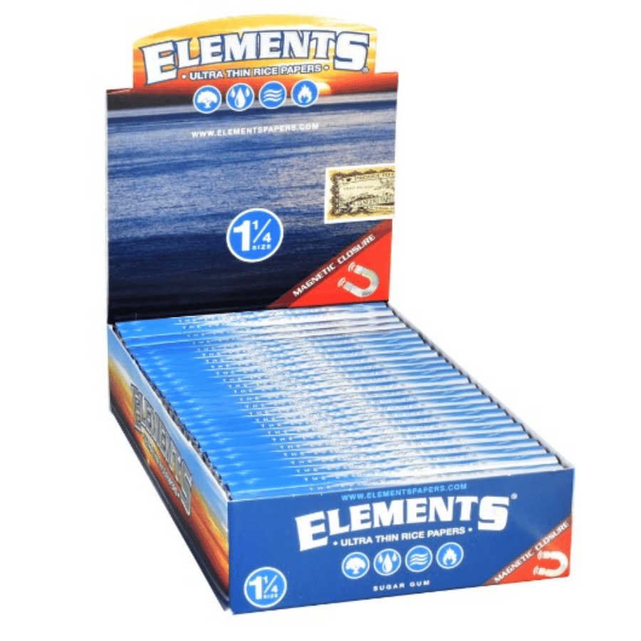 Elements - 1 1/4 Ultra Thin Rice Papers - 50 Leaves | Accessories