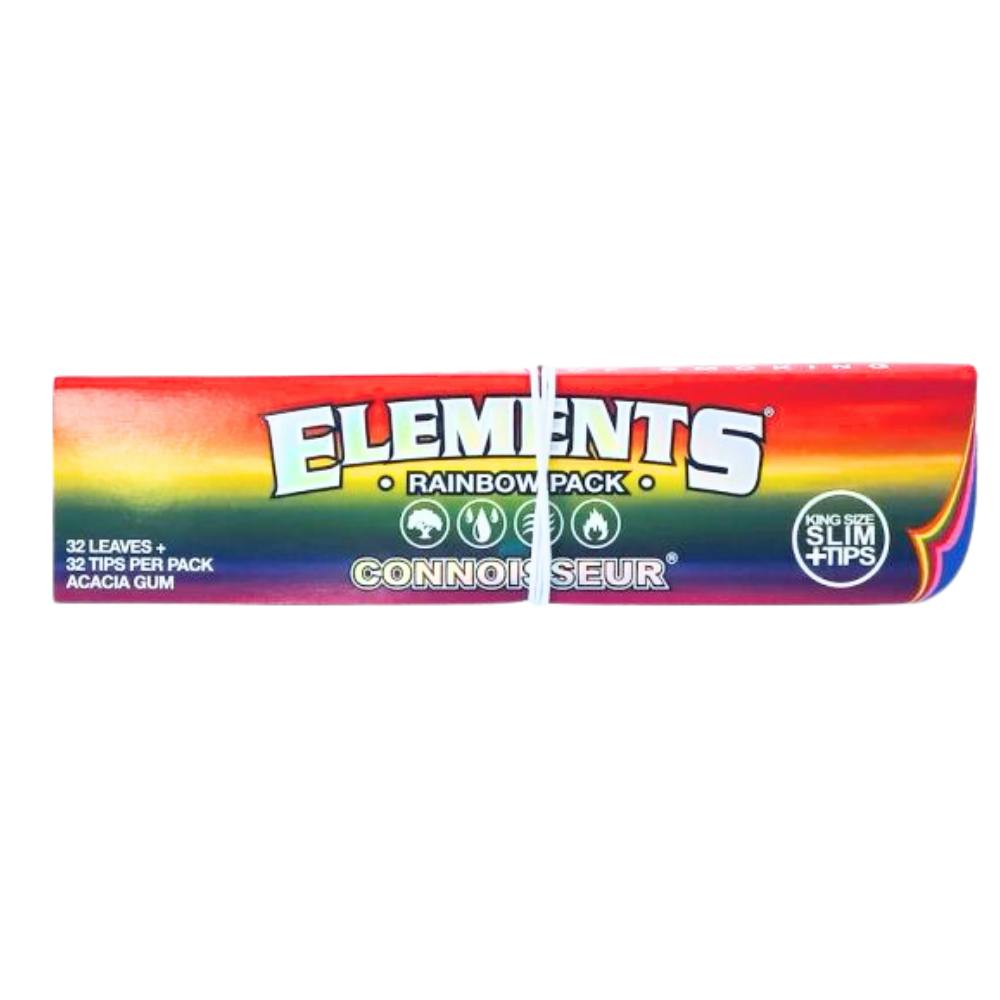 Elements - Rainbow Connoisseur King Size Slim with Tips | Accessories