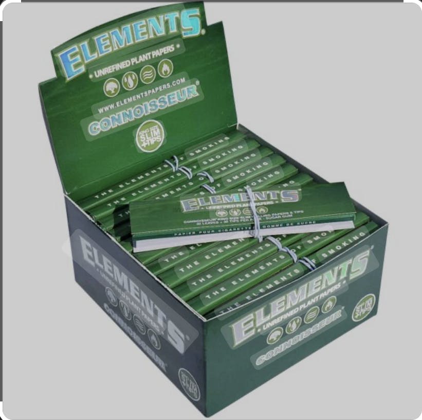 Elements King Size Slim | Unrefined Plant Papers | Accessories