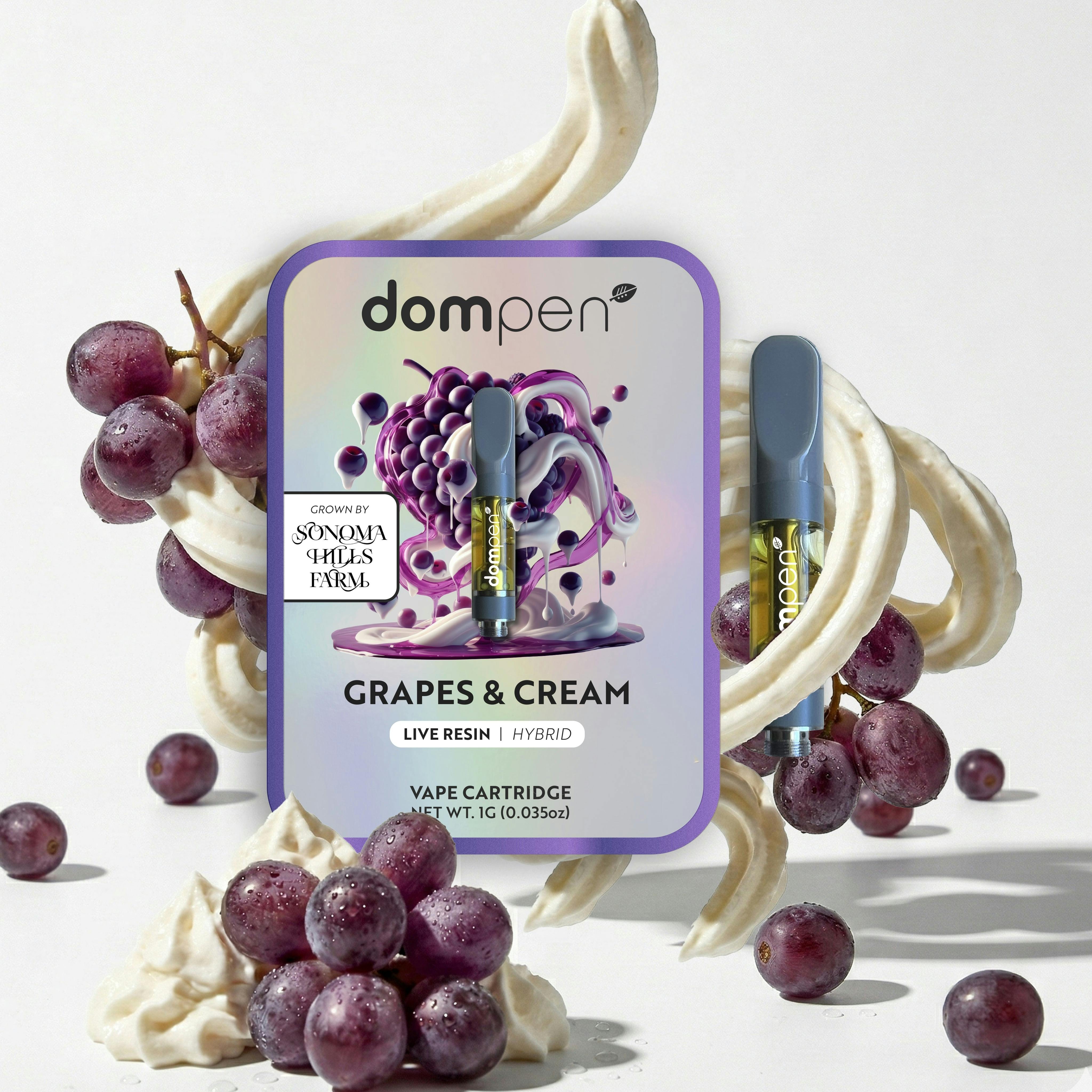 dompen — Grapes and Cream
