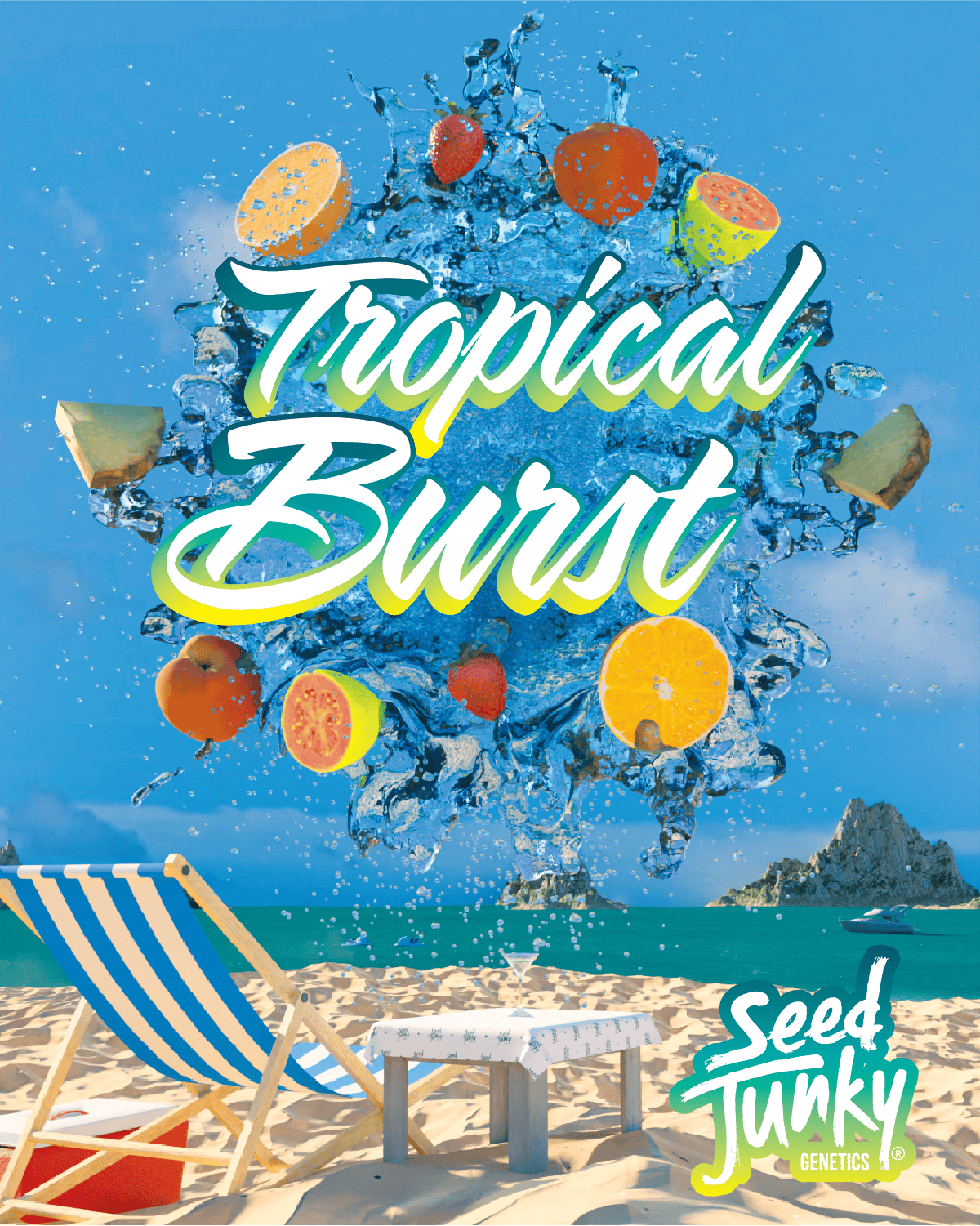 Tropical Burst | Big Buds | 3.5g by Seed Junky