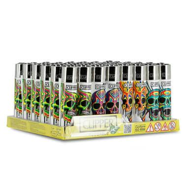 Clipper Melting Skull Lighters | Accessories