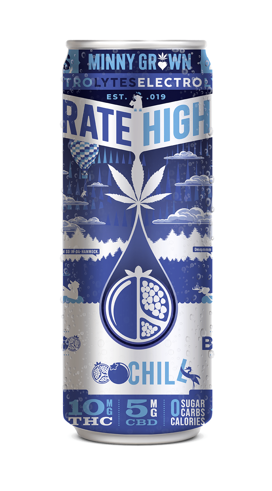 Blueberry Pomegranate | Non-carbonated | 10mg | 12fl oz