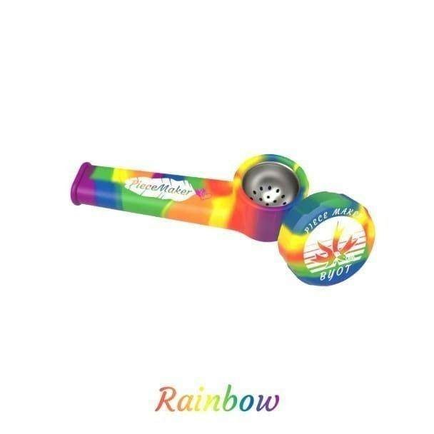 PieceMaker Karma | Silicone Pipe | Rainbow | Pipes