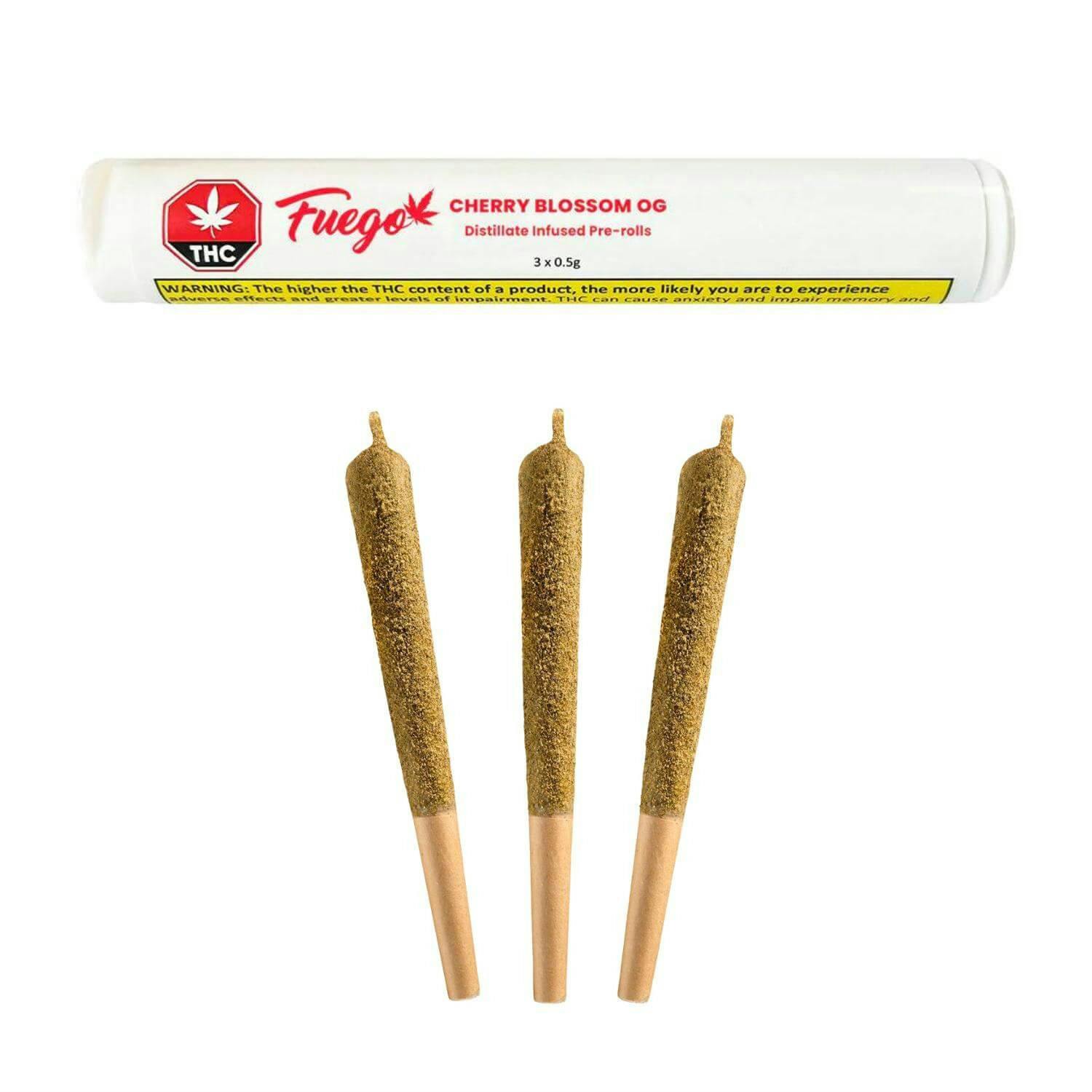 Cherry Blossom OG | Infused Joints | 0.5g | 3pk