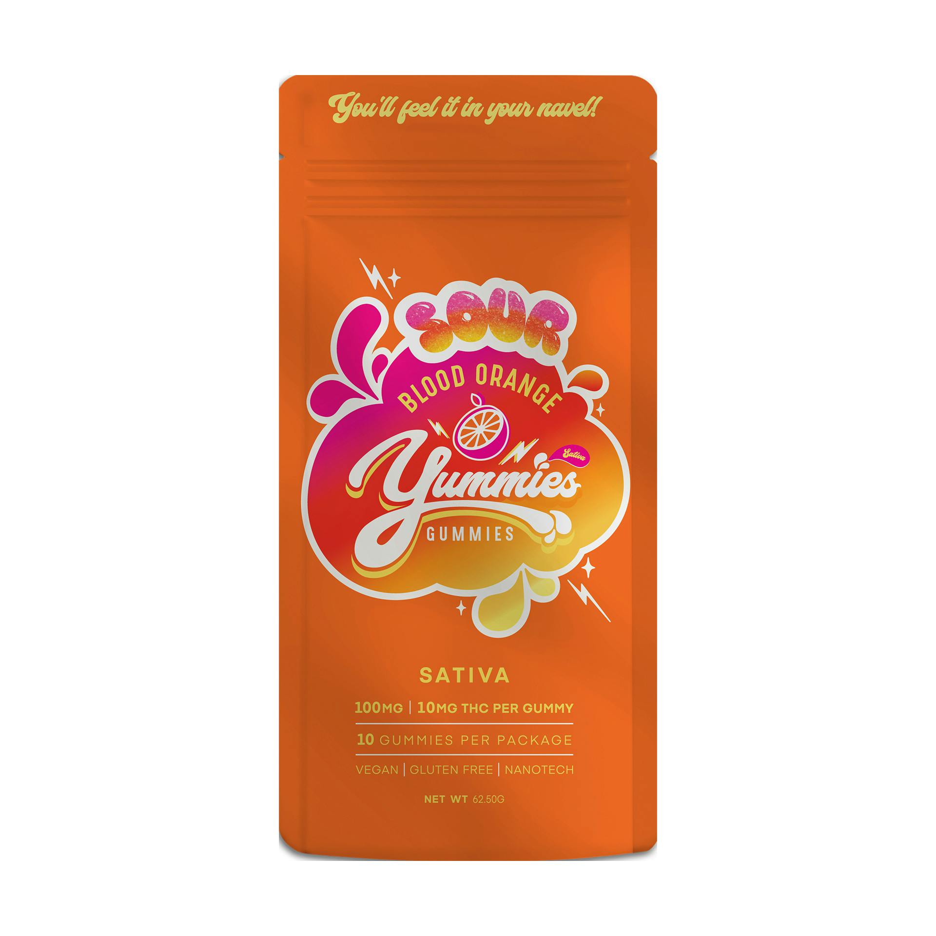 Sour Blood Orange Gummies | Gummies | 10pk | 10mg/ea at The Grove Cannabis Dispensary Pahrump