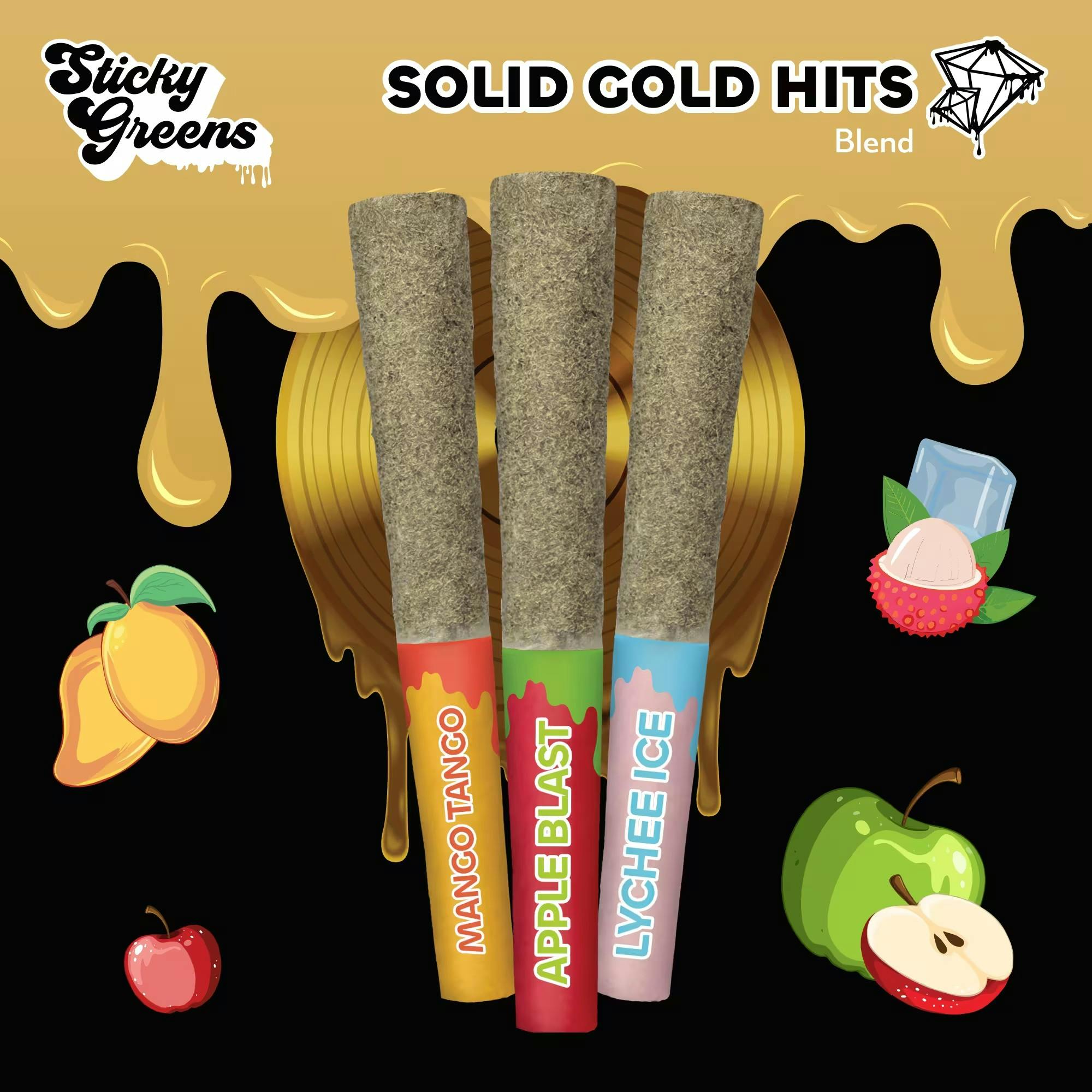 Solid Gold Hits | Infused Minis | 0.5g | 3pk