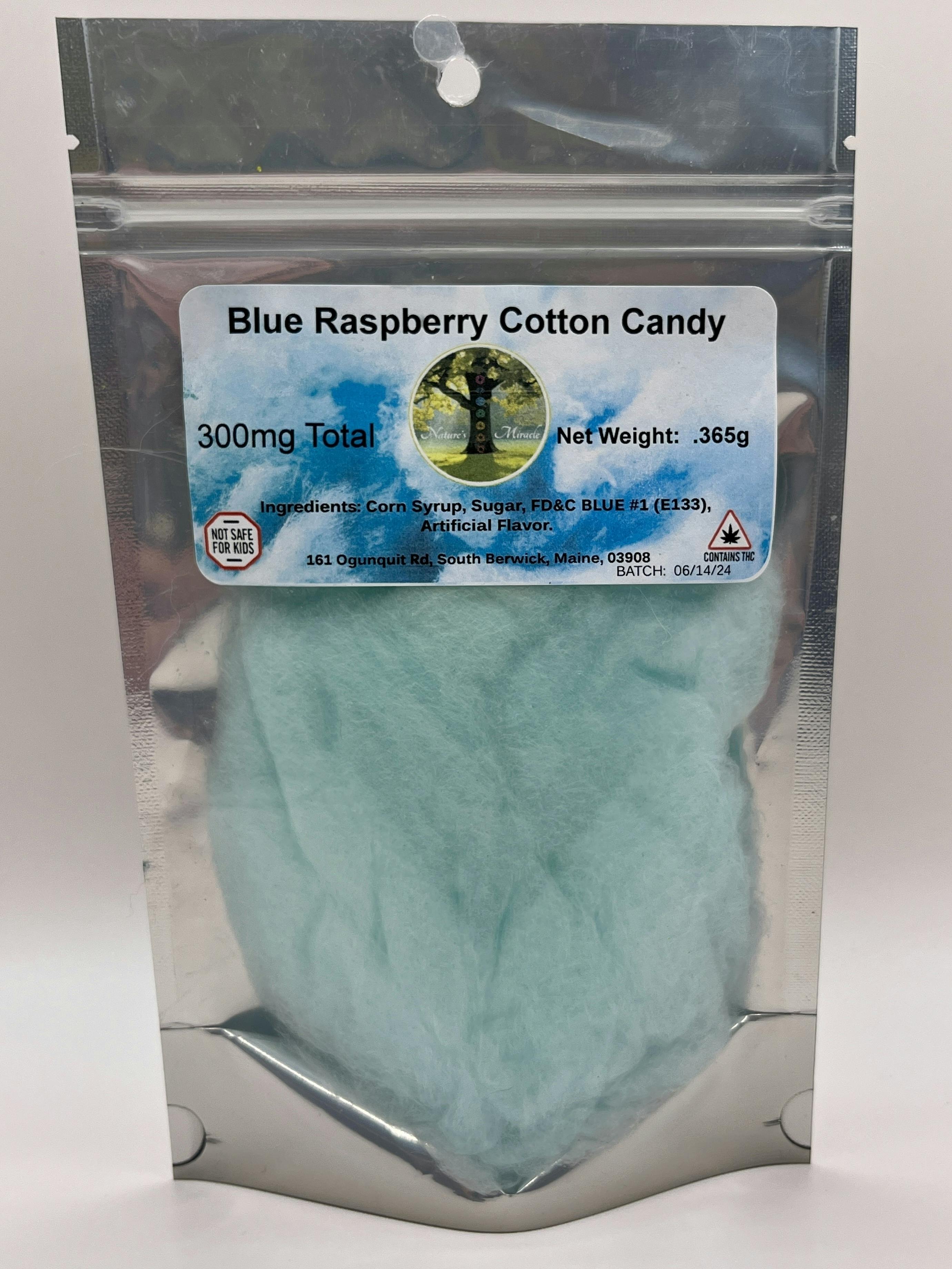 300mg Blue Raspberry Cotton Candy - Nature’s Miracle | 300mg/ea by Nature's Miracle
