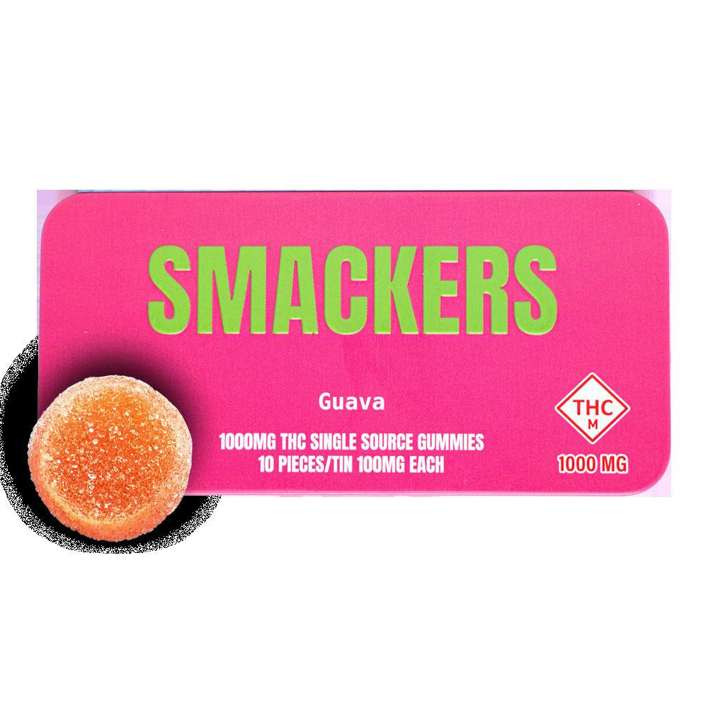Smackers - Guava - 1000mg - Gummies | Gummies | 10pk | 100mg/ea