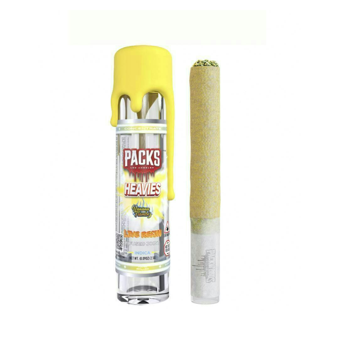 Banana Flambe | Live Rosin Infused Blunt | 2.5g