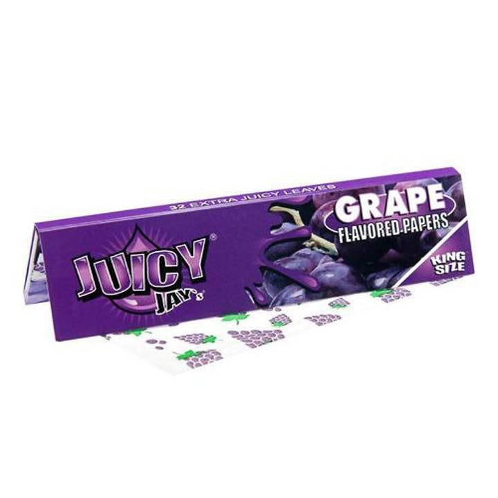 Juicy Jay's - Grape - King Size Hemp Rolling Papers | Accessories