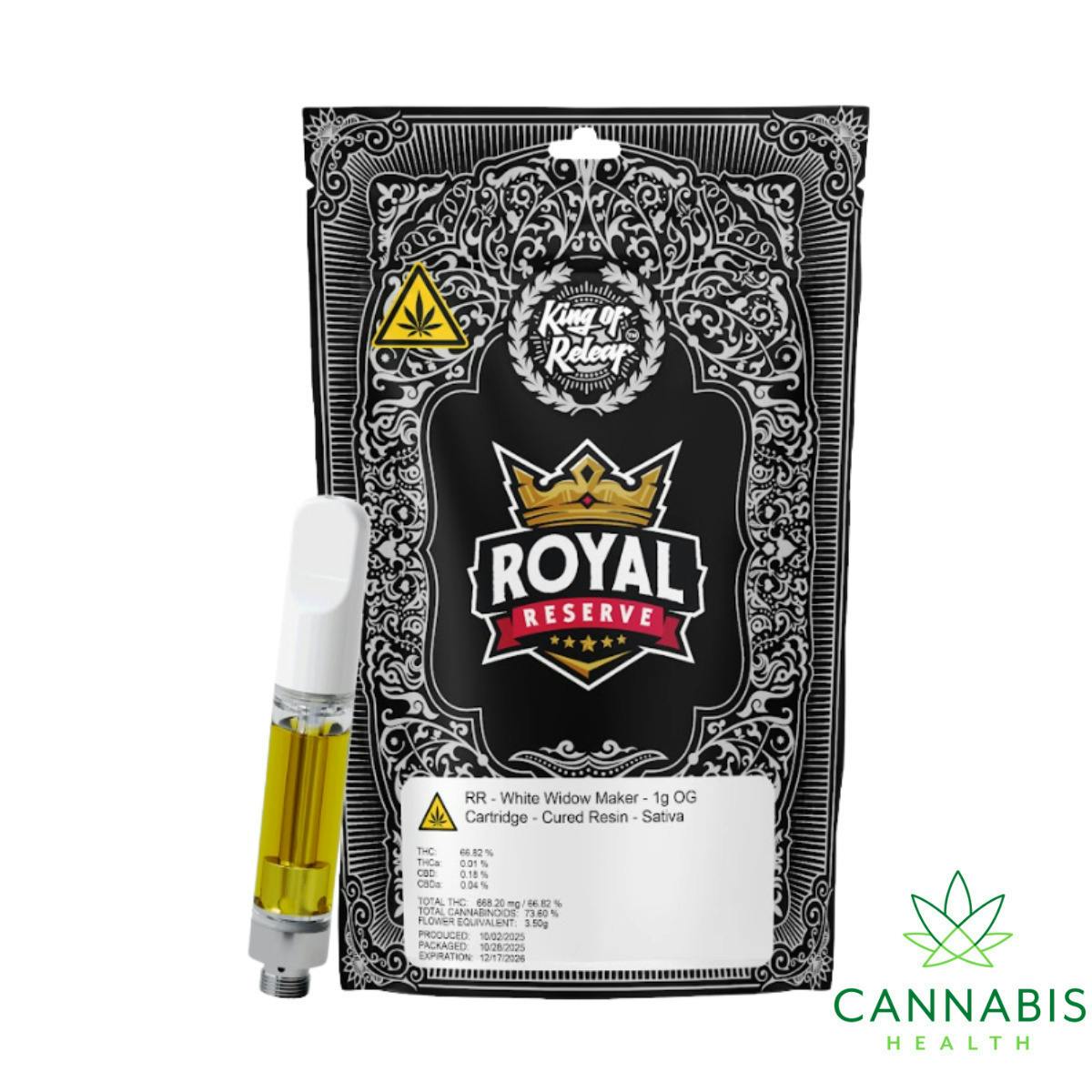 White Widow Maker | Cartridge | 1g at Cannabis Health