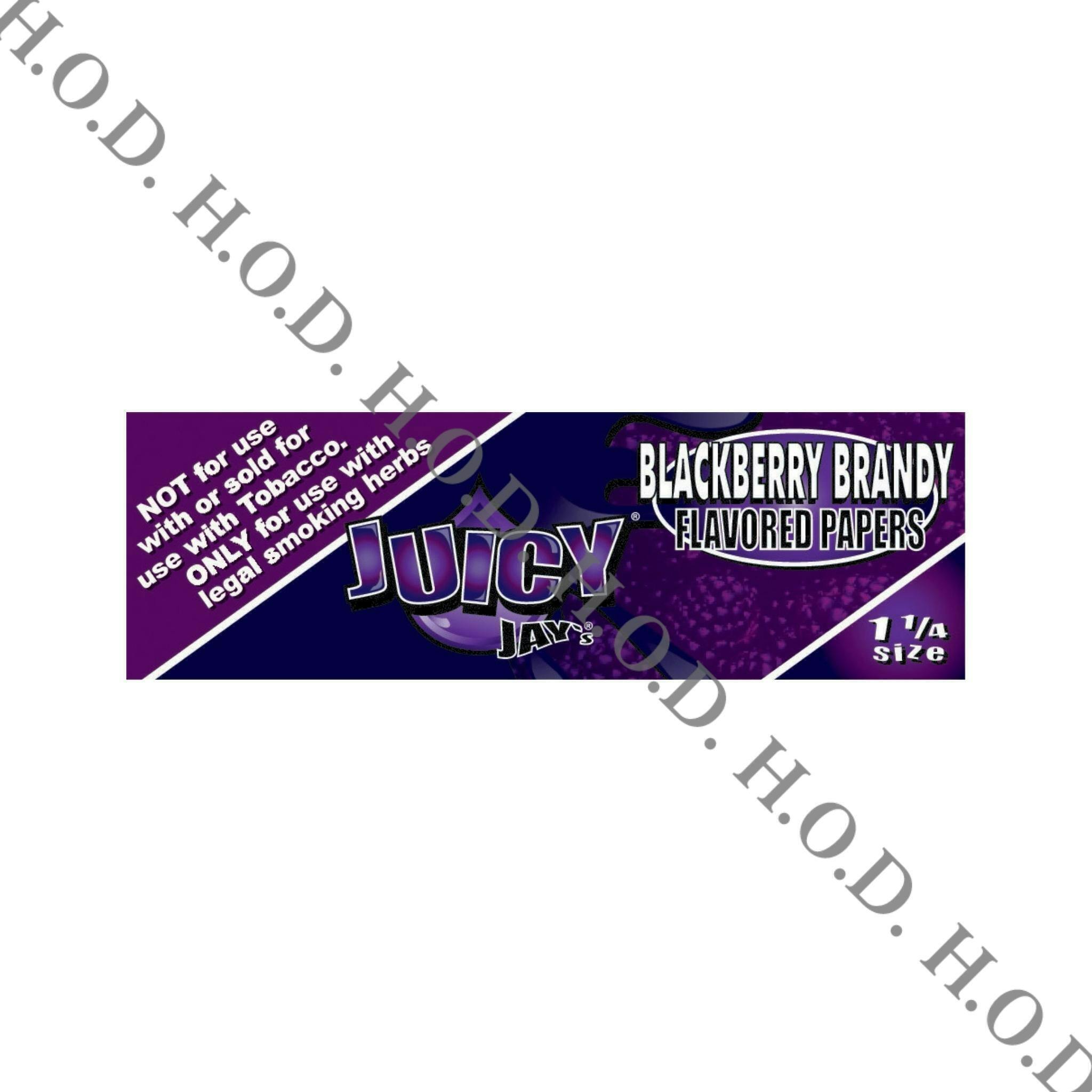 Juicy Jay | Blackberry Brandy Flavored Rolling Papers | 1 1/4" | Accessorie