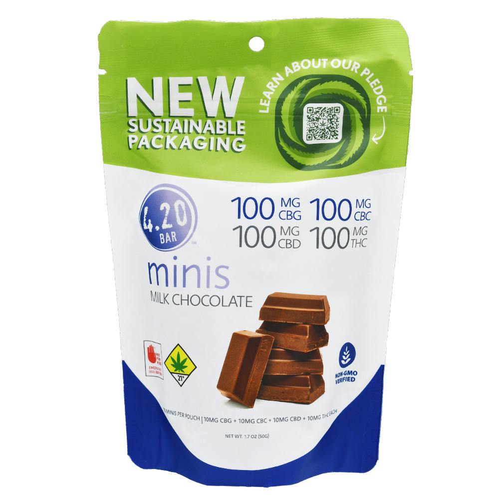Milk Chocolate 1:1:1:1 | Chocolates | 10pk | 10mg/ea