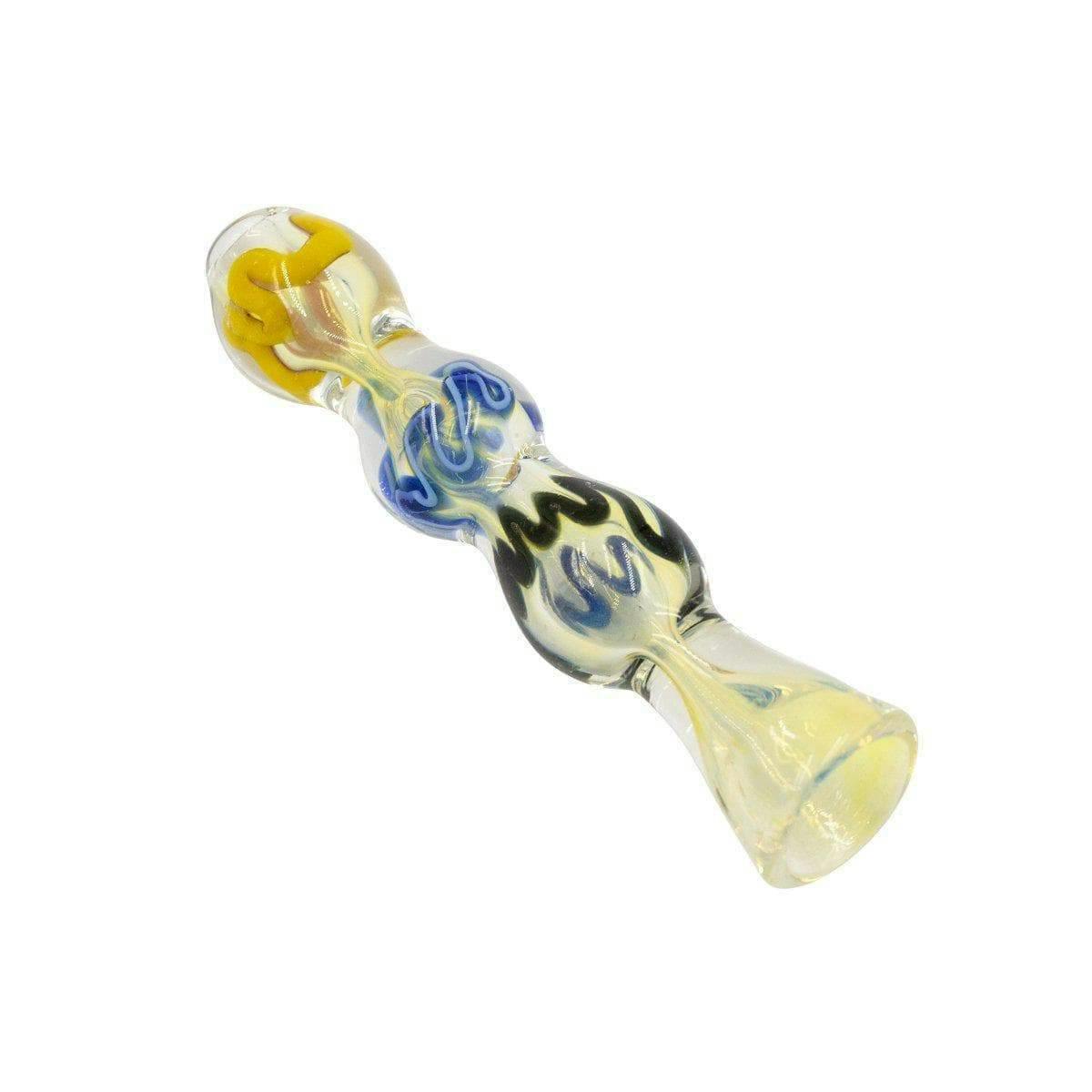 Glass - 4" Triple Bubble Fumed Chillum | Accessories
